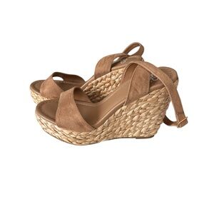BP Tan Wedge Sandals